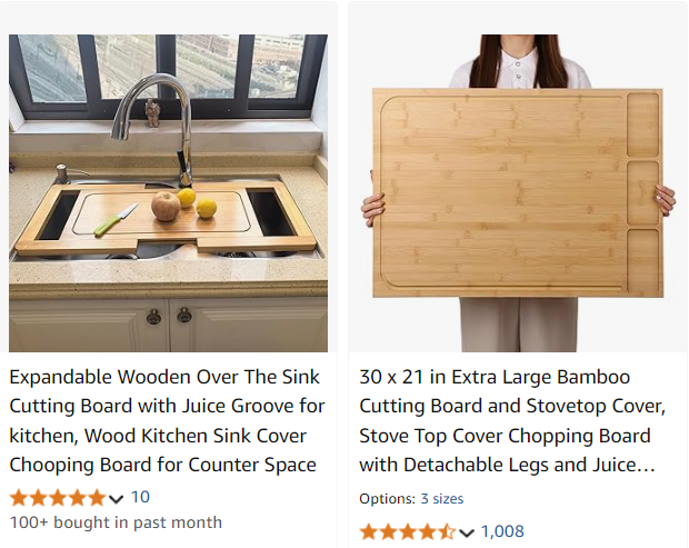 Over-the-Sink Cutting Board