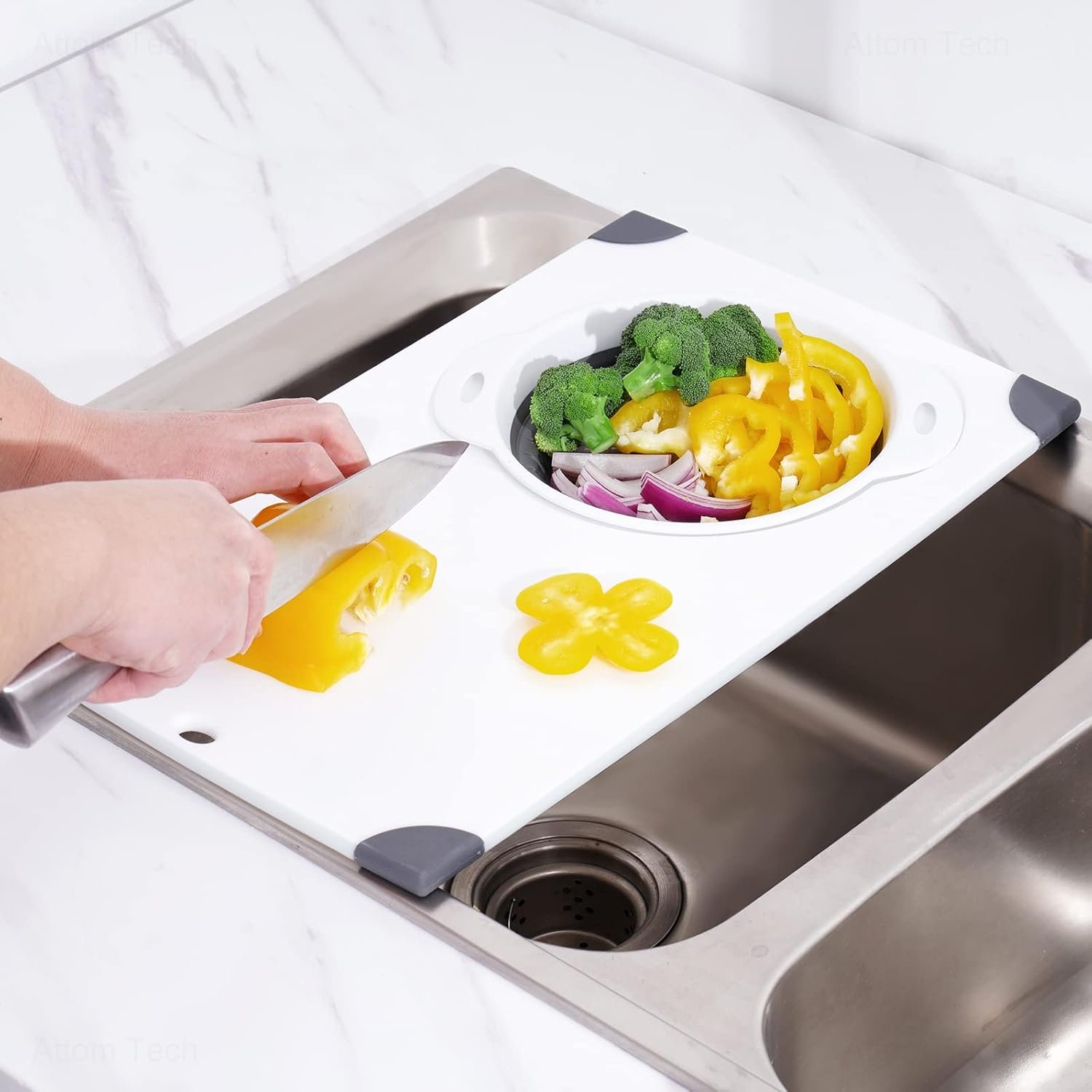 Over-the-Sink Cutting Board