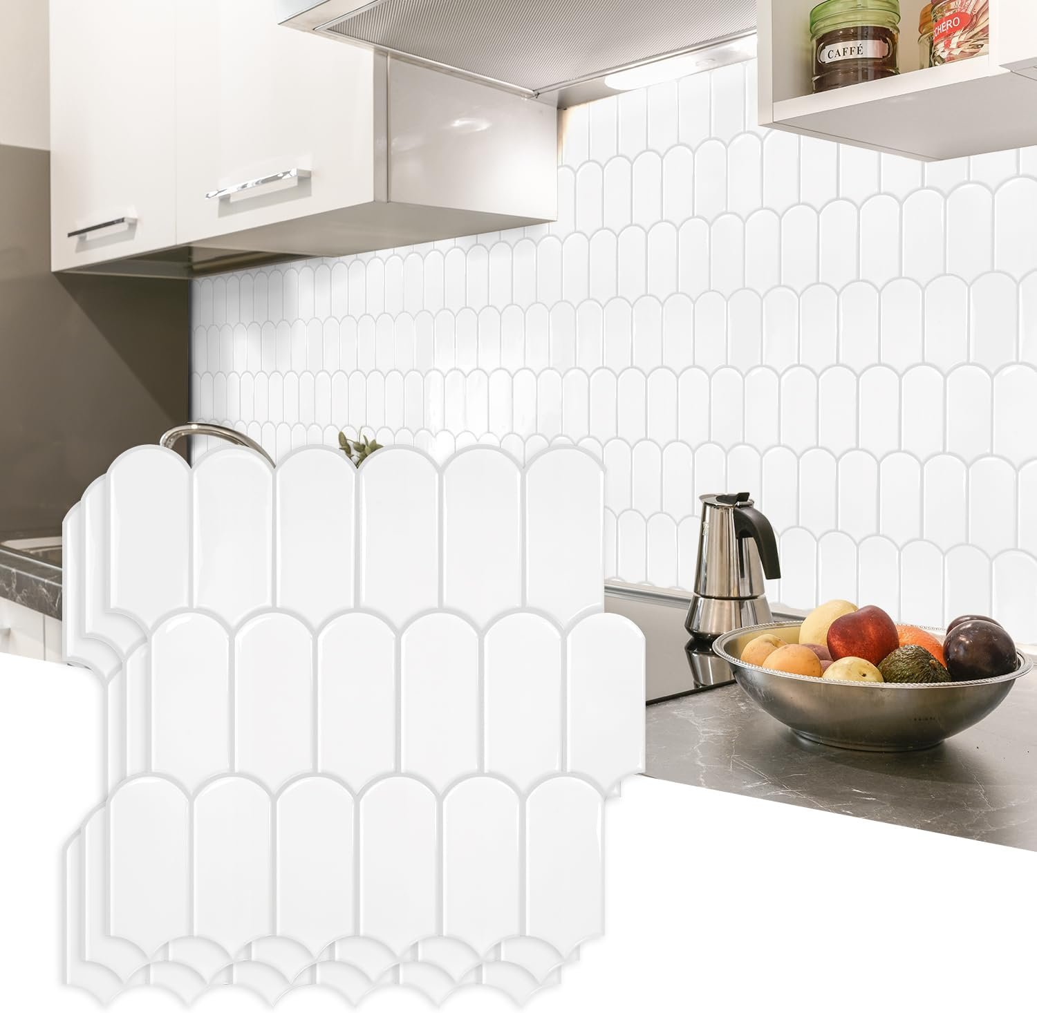 Peel-and-Stick Backsplash Tiles