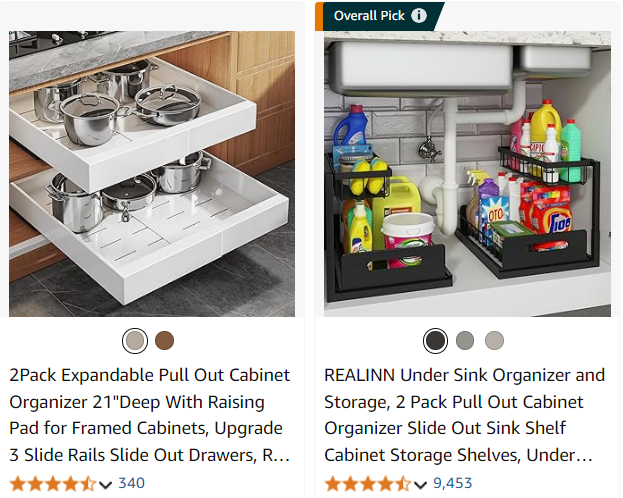 Pull-Out Cabinet Organizer