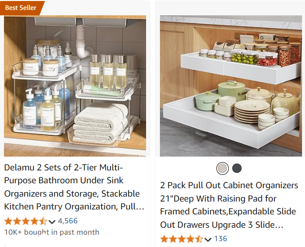 Pull-Out Cabinet Organizer