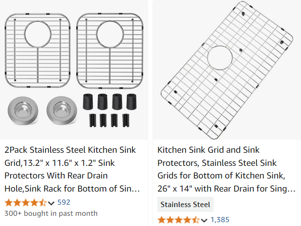 Stainless Steel Sink Grid Protector
