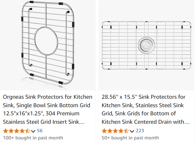 Stainless Steel Sink Grid Protector